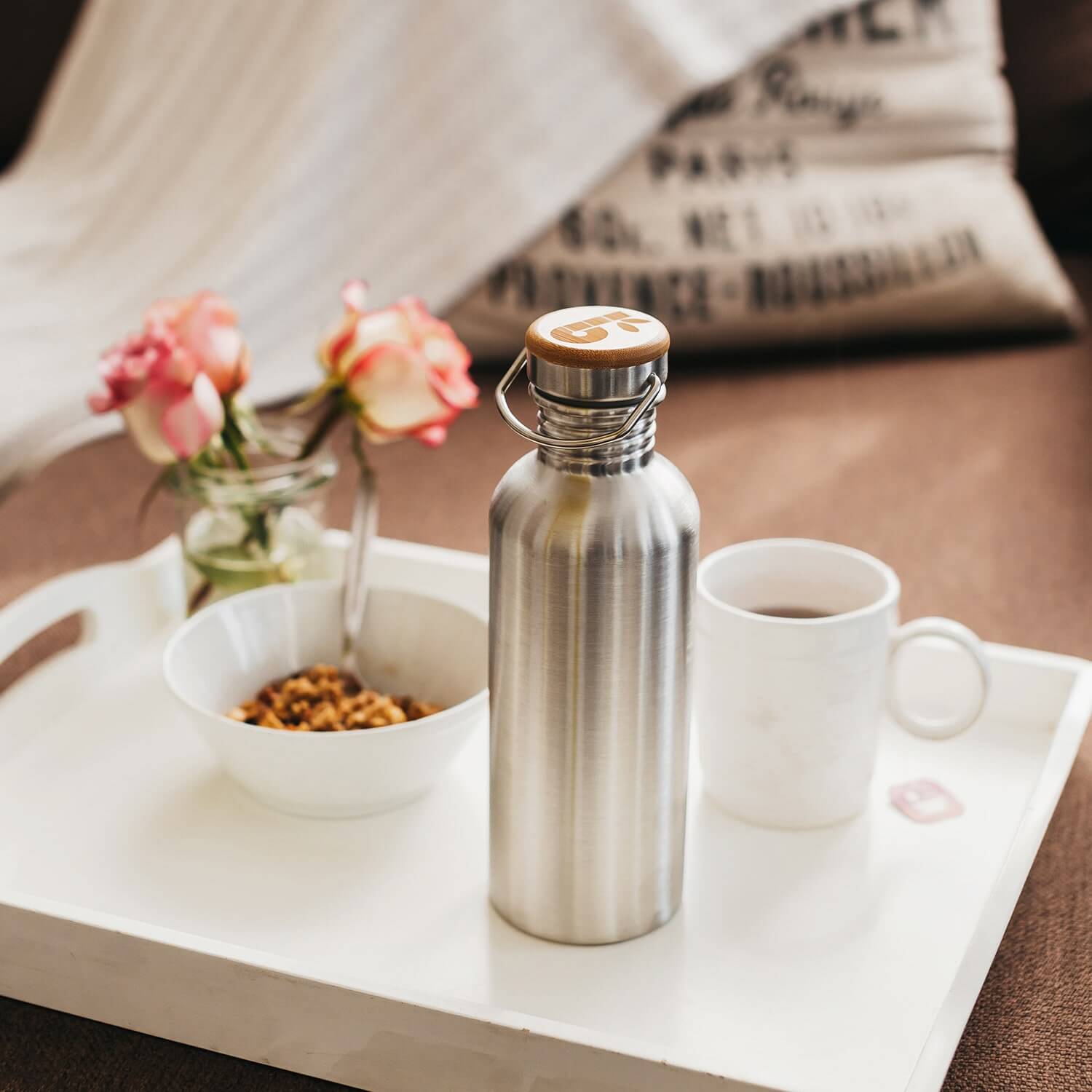 Insulated Steel Bottle - Plastic Free Amsterdam